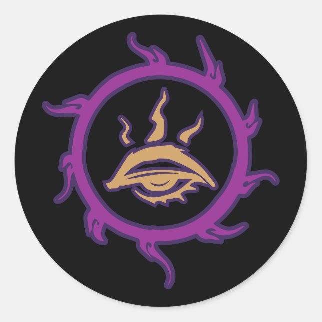 Sticker Rond Four à haute coque KOTD (Devant)