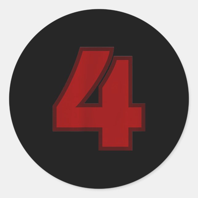 Sticker Rond #four - You Got The Shirt  (Devant)