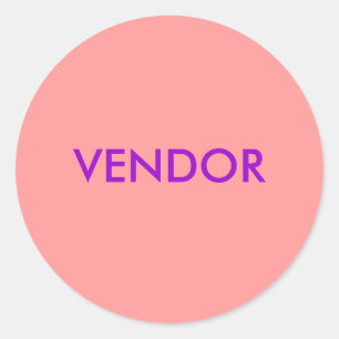 STICKER ROND FOURNISSEUR