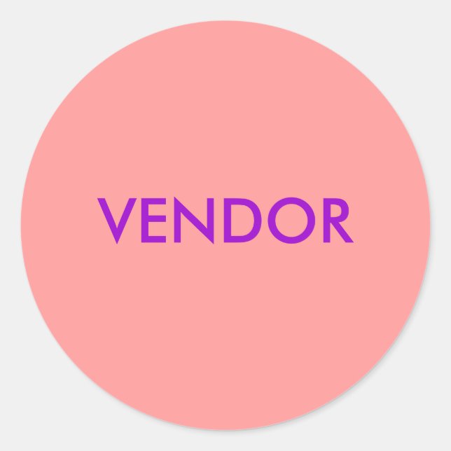 STICKER ROND FOURNISSEUR (Devant)