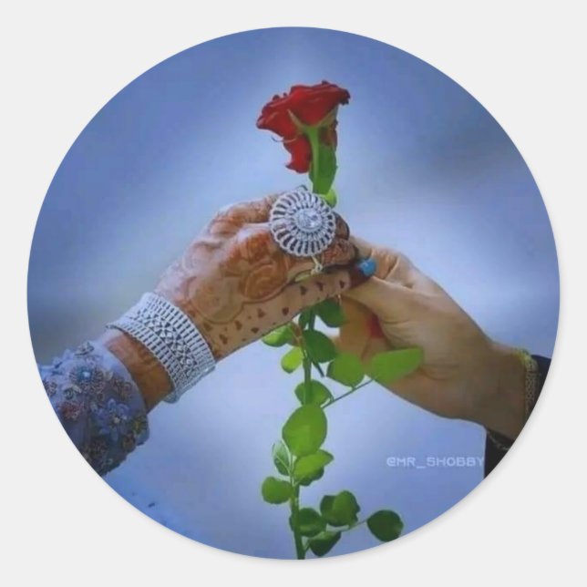 Sticker Rond Fournitures de la fête d'artisanat Fournitures d'e (Devant)