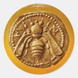 STICKER ROND FOURNITURES DE MAINTIEN DE L'OEUVRE HONEY BEE / BE