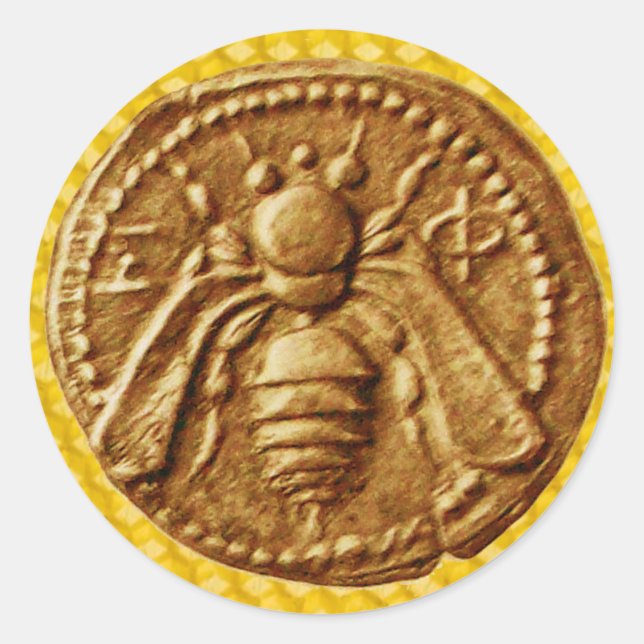 STICKER ROND FOURNITURES DE MAINTIEN DE L'OEUVRE HONEY BEE / BE (Devant)