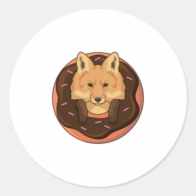 Sticker Rond Fox (Devant)