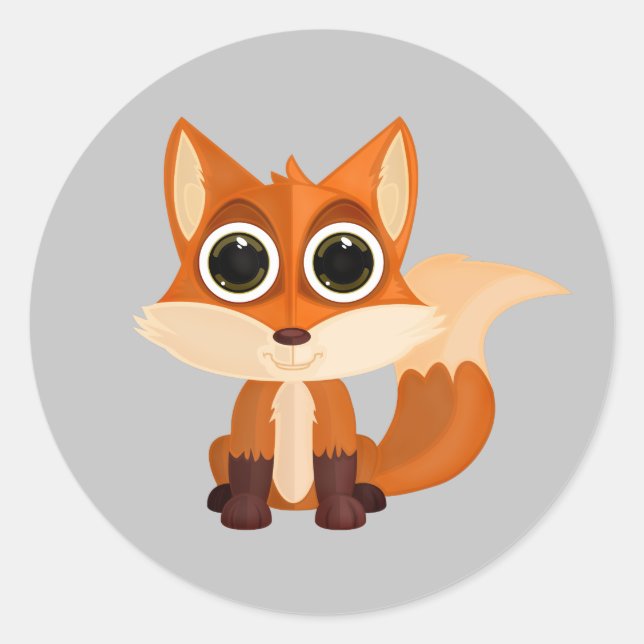 Sticker Rond Fox (Devant)