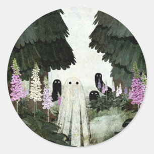 Sticker Rond Foxglove