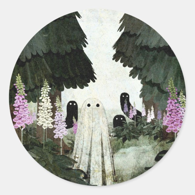 Sticker Rond Foxglove (Devant)