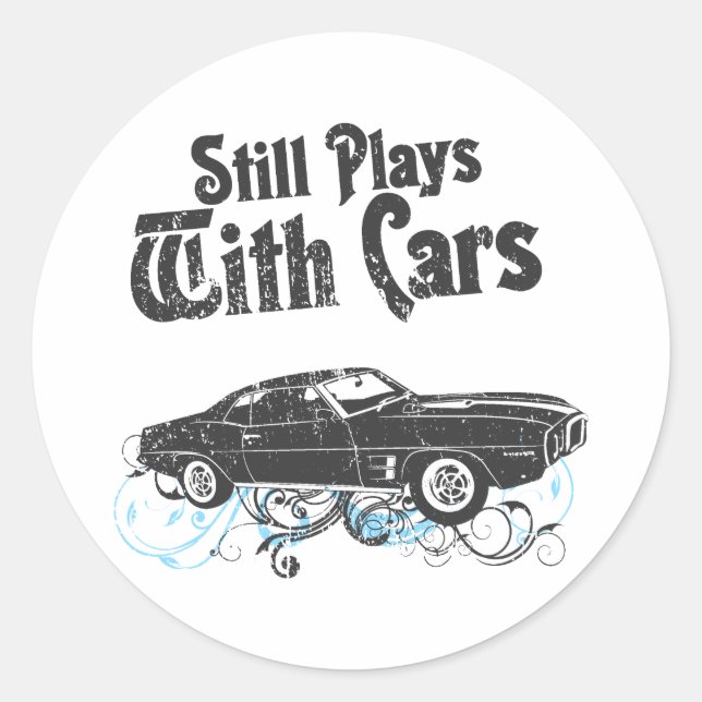 Sticker Rond Foyer Pontiac 1969 (Devant)