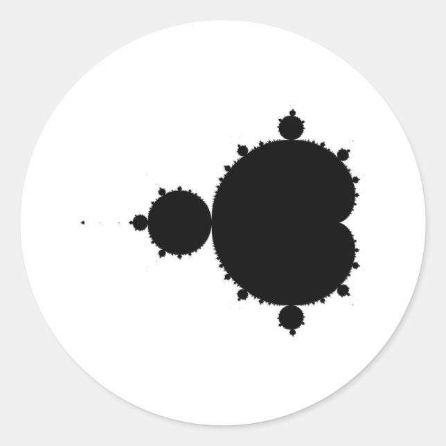 Sticker Rond Fractal (Devant)