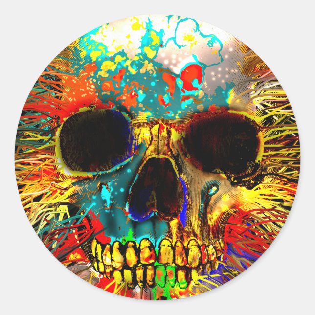 Sticker Rond fracturé (Devant)