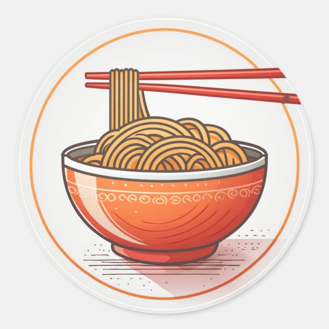 Sticker Rond Fraîchement Fabriqué (Devant)