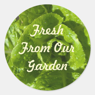 Sticker Rond Frais De Notre Modèle De Jardin