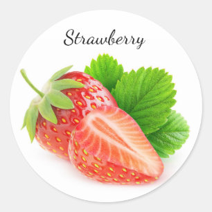 Sticker Rond Fraises