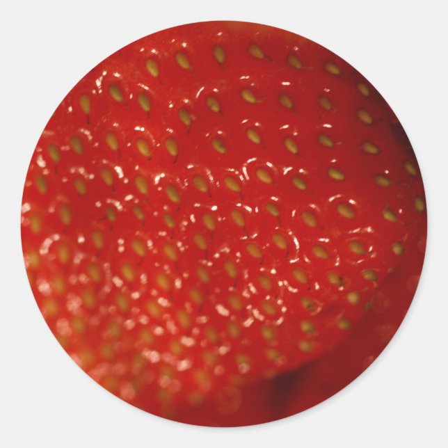 Sticker Rond Fraises #3 (Devant)