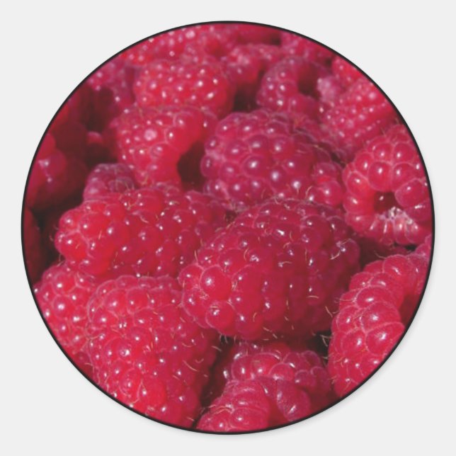 Sticker Rond Framboise (Devant)