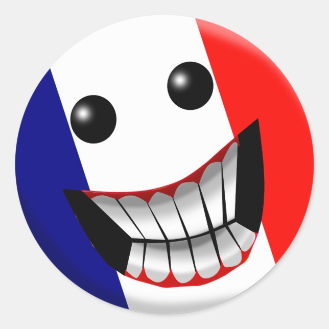 Sticker Rond France (Devant)