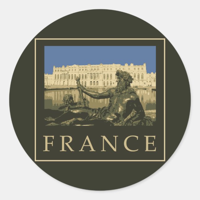 Sticker Rond France (Devant)