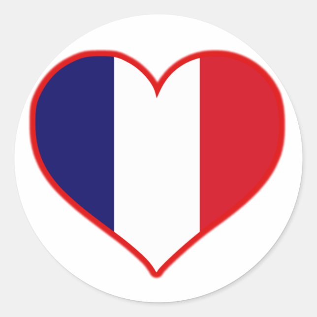 Sticker Rond France Love (Devant)