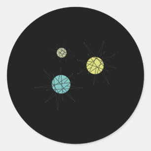 Sticker Rond Franciscan Starburst Dinnerware