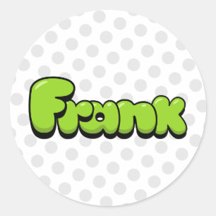 Sticker Rond Frank