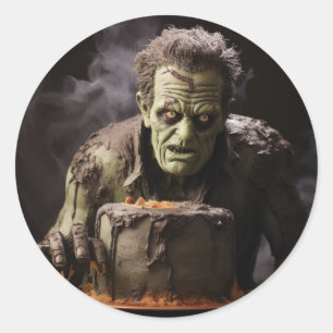 Sticker Rond Frankenstein