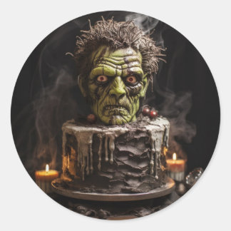 Sticker Rond Frankenstein