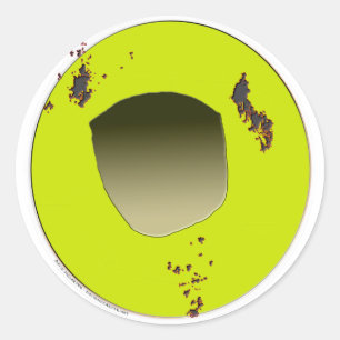 Sticker Rond Frappant