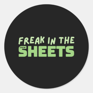 Sticker Rond Freak dans les feuilles de calcul classique collan