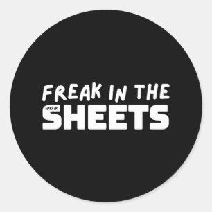 Sticker Rond Freak dans les feuilles de calcul classique collan