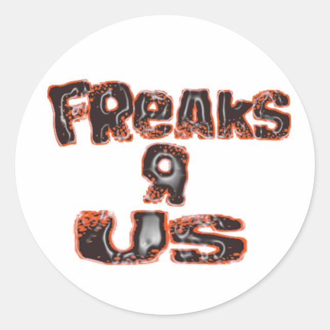 Sticker Rond FreaksR Us (Devant)