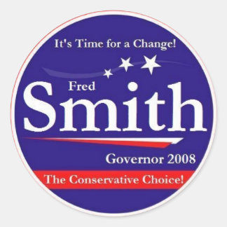 Sticker Rond Fred Smith