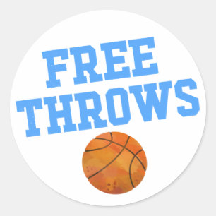 Sticker Rond Free Throws Team Boy Genre Revevela Party