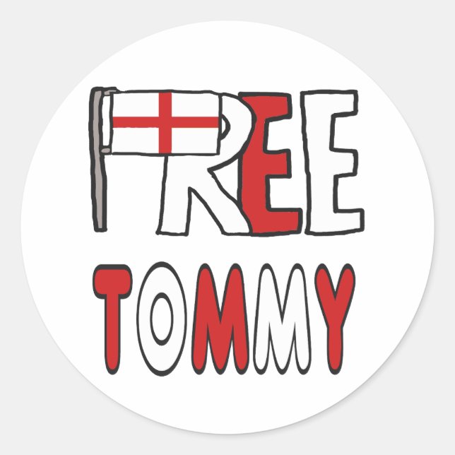 Sticker Rond Free Tommy (Devant)