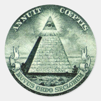 Sticker Rond freemason