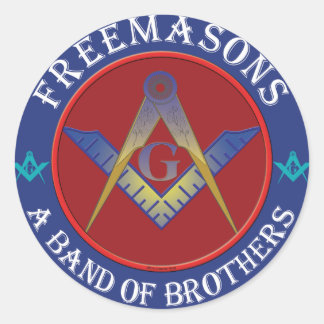 Sticker Rond Freemasons Band Des Frères