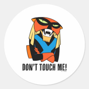 Sticker Rond Frein Ne Me Touchez Pas