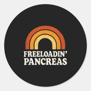 Sticker Rond Freloadin Pancreas - Sensibilisation Diabétique