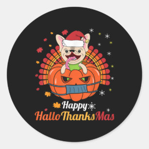 Sticker Rond French Bulldog