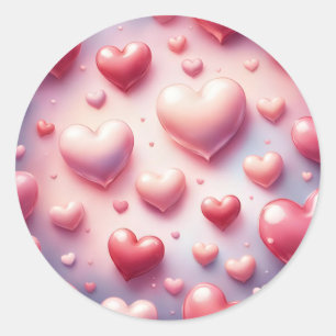 Sticker Rond Frénésie cardiaque