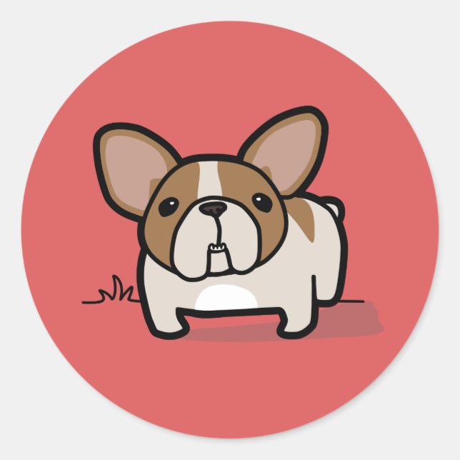 Sticker Rond Frère Pied (Devant)
