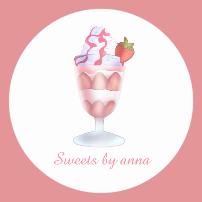 Sticker Rond Fresques Con Crema Mexicanas (Créateur téléchargé)