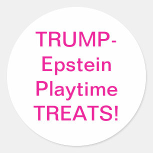 Sticker Rond Friandises de jeu Trump-Epstein Hankamer Artjunkha