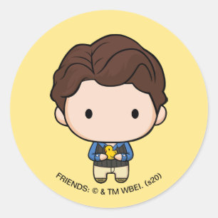 Sticker Rond FRIENDS™ Chandler Chibi
