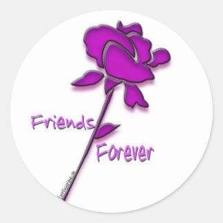 Sticker Rond Friends forever