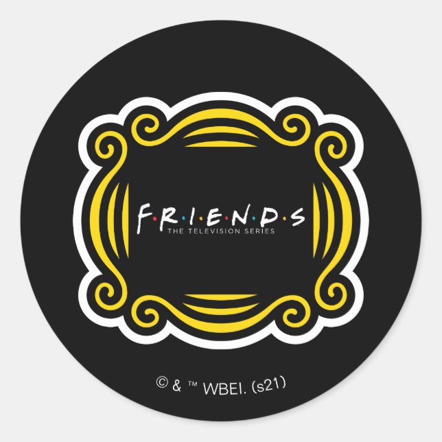 Sticker Rond FRIENDS™ La série télévisée (Devant)