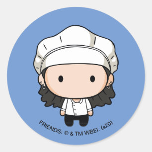 Sticker Rond FRIENDS™  Monica Chibi