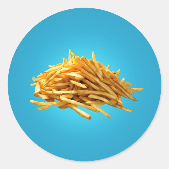 Sticker Rond Fries (Devant)