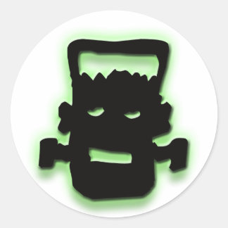 Sticker Rond Frightful Frankie