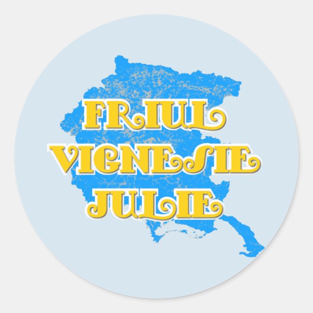 Sticker Rond Frioul-Vénétie Julienne (Devant)