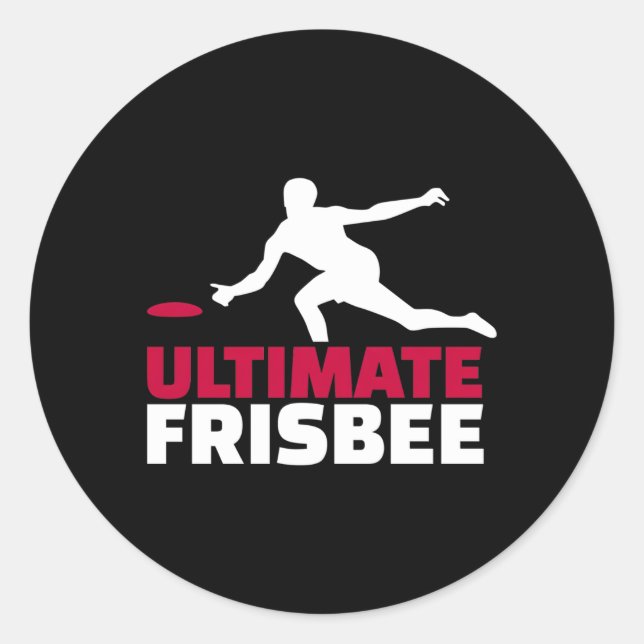 Sticker Rond Frisbee ultime (Devant)